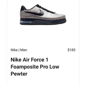 Nike Air Force 1 foamposite pro low